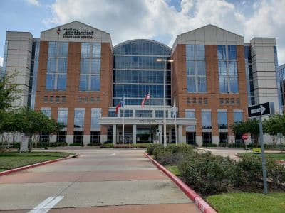 24 Hour Translation Services supplies certified translations of death certificates, medical records, prescriptions and vital records.  Houston Methodist Sugar Land Hospital at 16655 Southwest Fwy, Sugar Land, TX 77479 is pictured. 